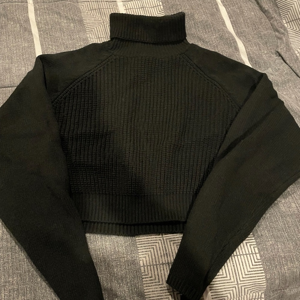 Black turtle neck